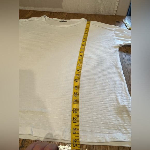 TOM TAILOR Light Blue Textured T-Shirt – Size XL - Picture 4 of 10